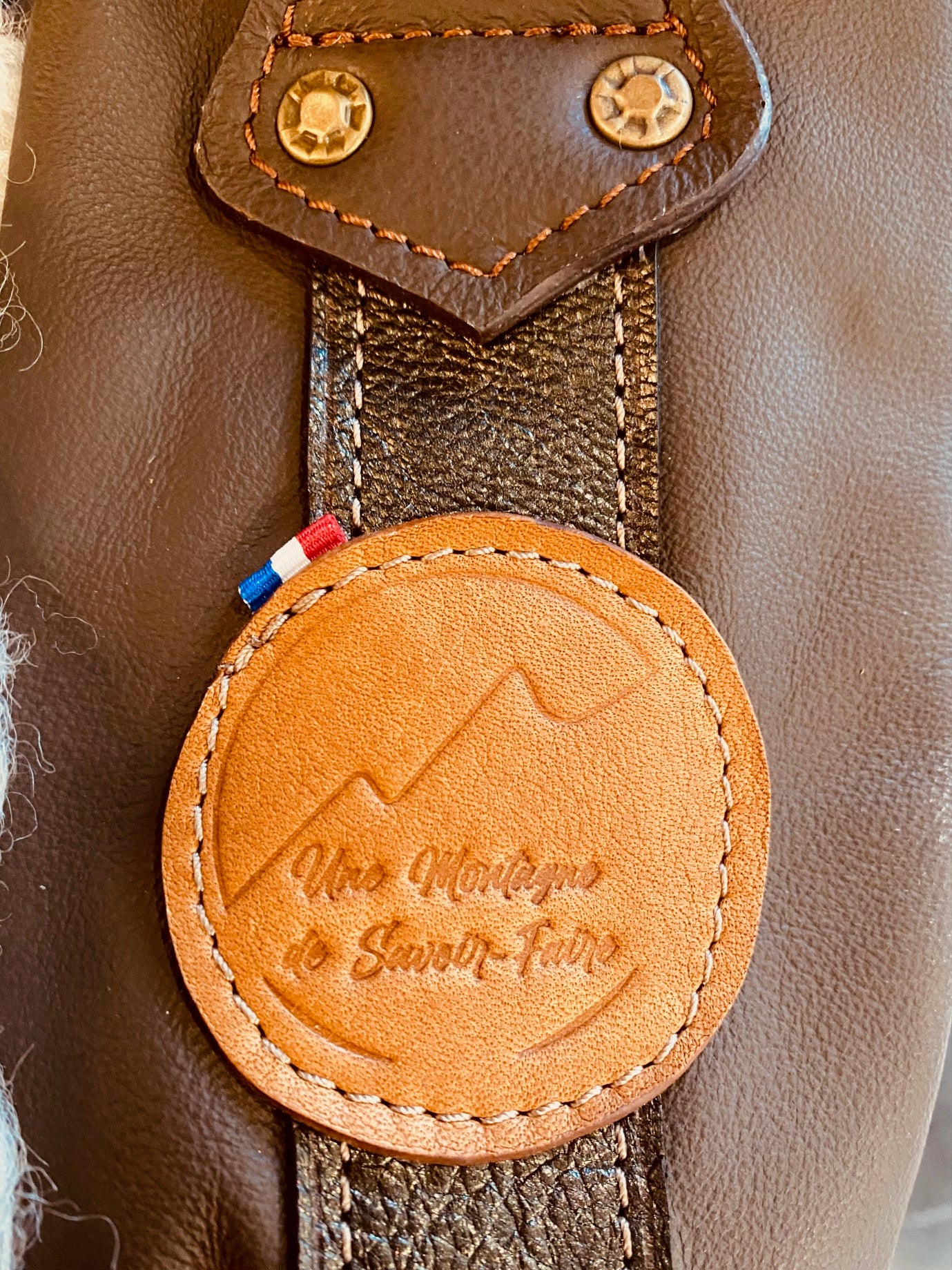 Sac Ophélie peau de mouton et cuir