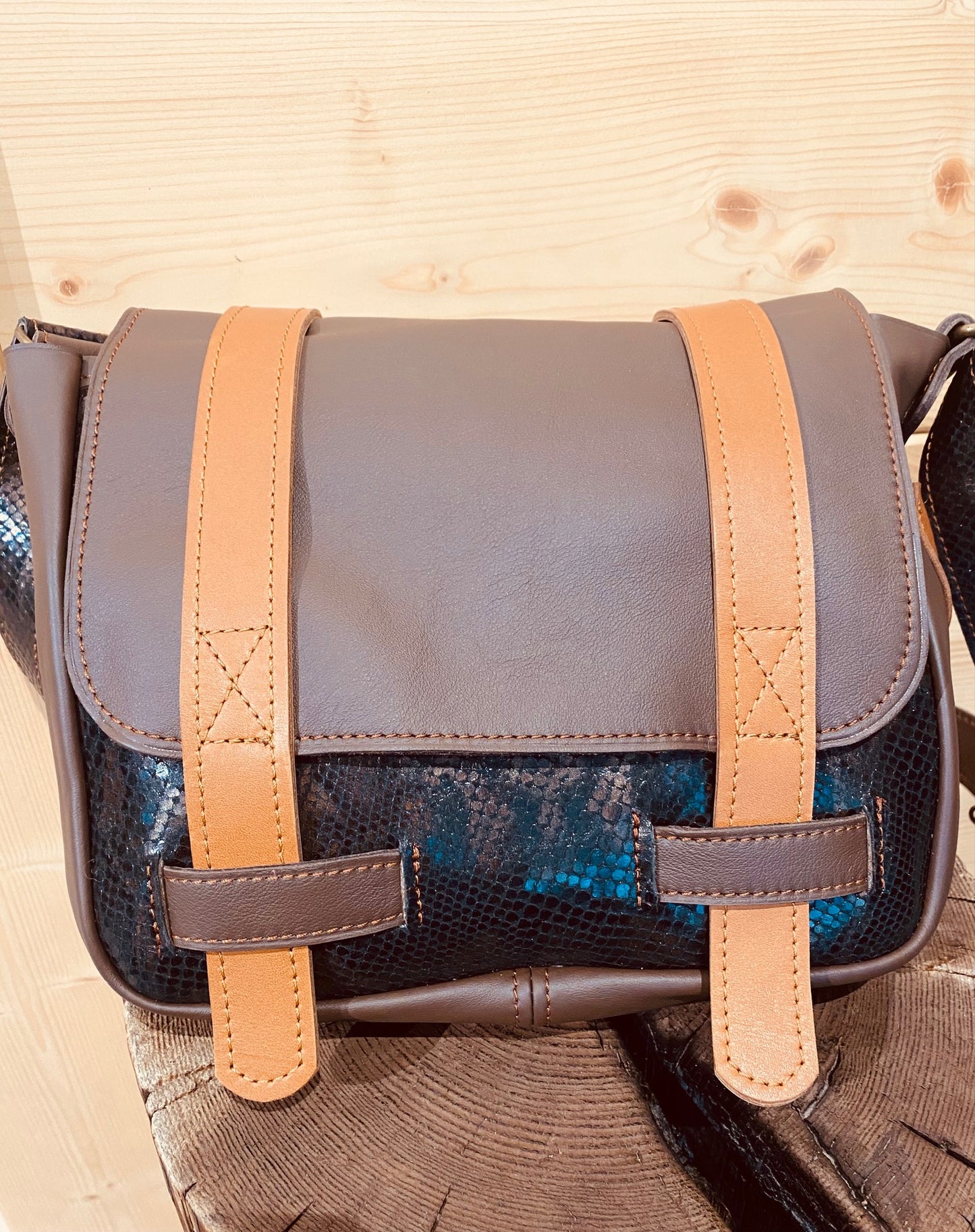 Sac Ophélie cuir python