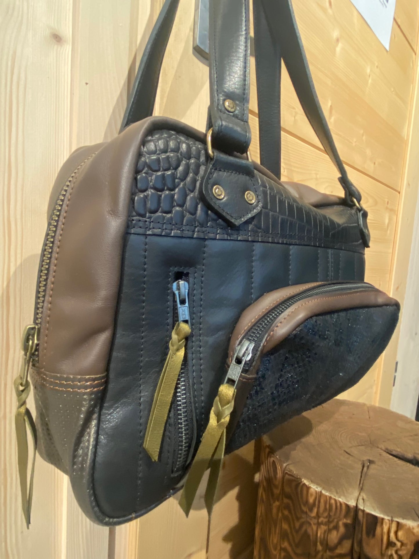Sac Anouk multi-cuir